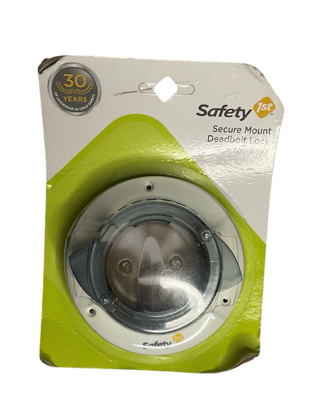 Safety 1st Secure Mount Deadbolt Lock - White/Gray